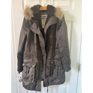 Guess Jacket with real Fox fur.